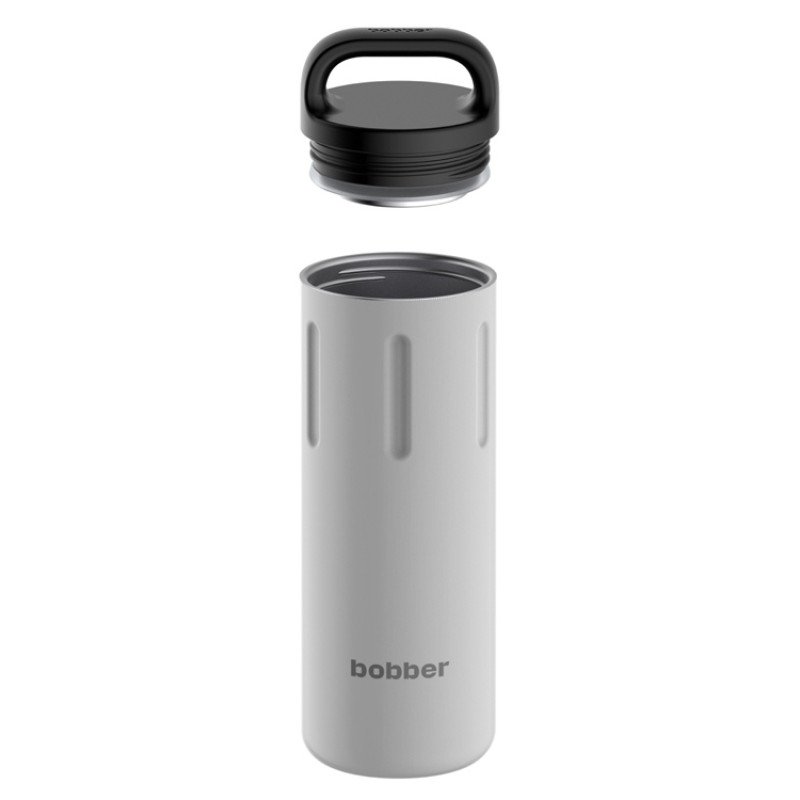 Вакуумный термос бытовой с керамическим покрытием, тм "bobber", 770 мл. Артикул Bottle-770 Sand Grey (серый)