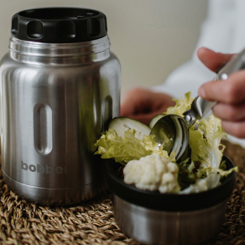 Термос для еды, вакуумный, бытовой, тм "bobber". Объем 0.7 литра. Артикул Jerrycan-700 Glossy