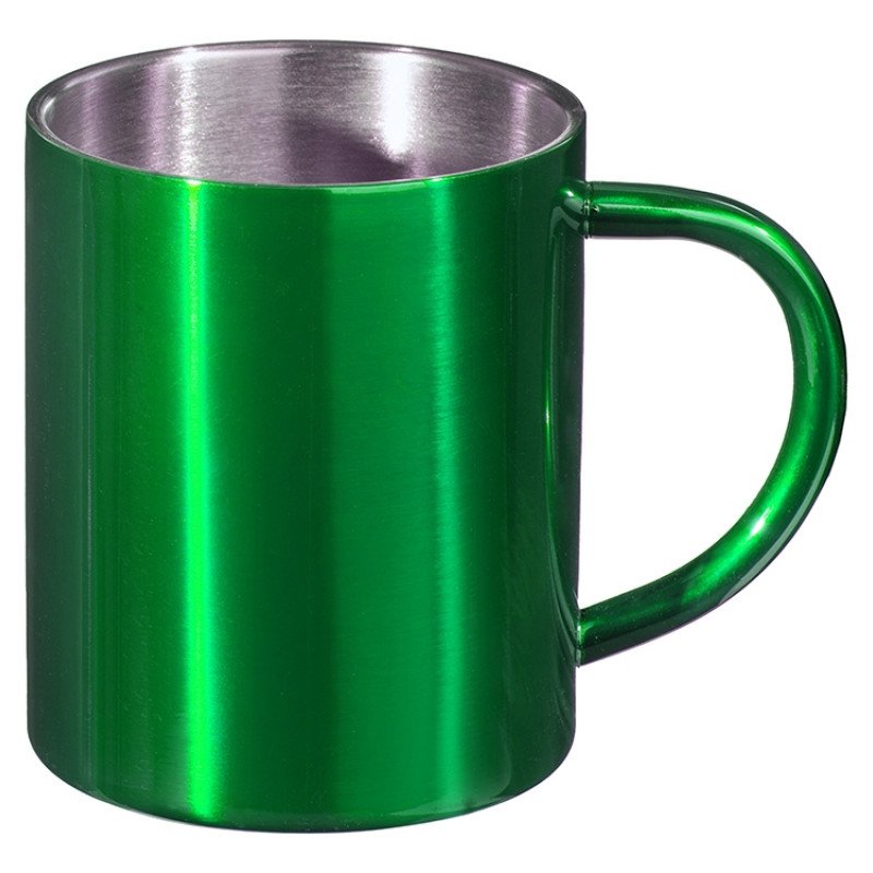Стальная кружка с двойными стенками "Altai", зеленый