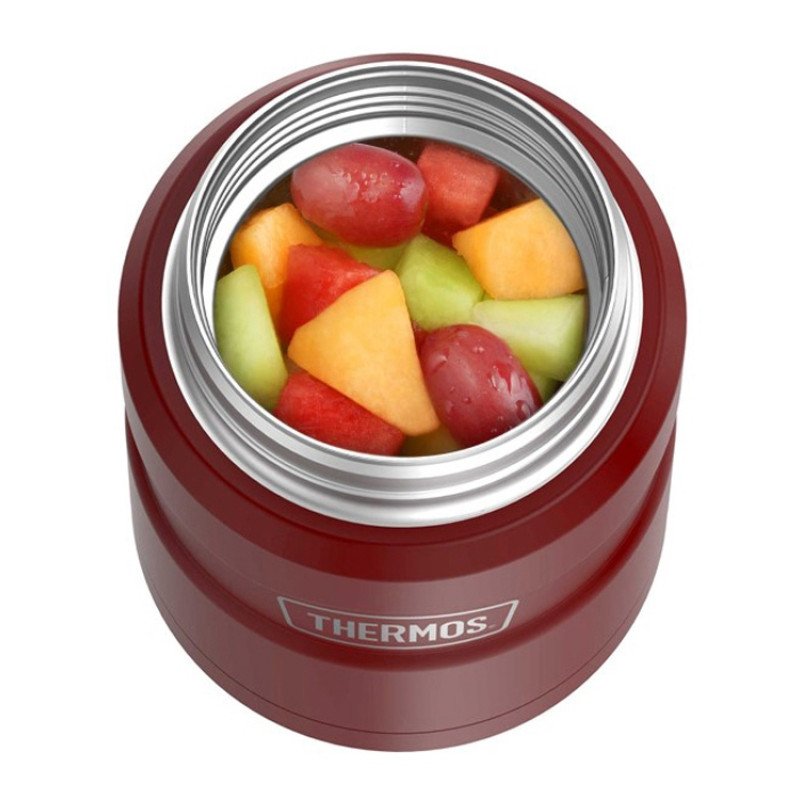 Термос из нерж. стали с ложкой тм THERMOS SK3000 MRR 0,47L