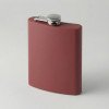 Фляжка 240 мл Remarque soft touch, 304 сталь, бургунди