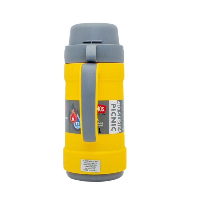Термос со стеклянной колбой тм THERMOS PICNIC 40 Series Yellow 0,5L Термос со стеклянной колбой тм THERMOS PICNIC 40 Series Yellow 0,5L