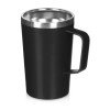 Стальная кружка с двойными стенками и порошковым покрытием "Tibet", черный