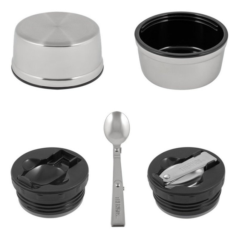 Термос из нерж. стали с ложкой тм THERMOS SK3000 MRR 0,47L