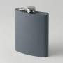 Фляжка 240 мл Remarque soft touch, 304 сталь, серый