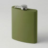Фляжка 240 мл Remarque soft touch, 304 сталь, зеленый милитари