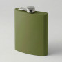 Фляжка 240 мл Remarque soft touch, 304 сталь, зеленый милитари