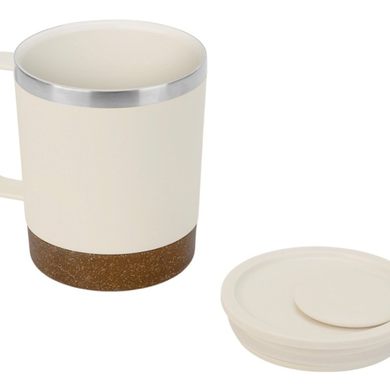 Стальная кружка с двойными стенками "Swipe", белый0,00