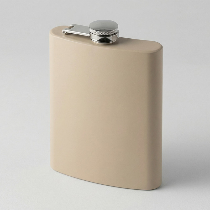 Фляжка 240 мл Remarque soft touch, 304 сталь, бежевый Фляжка 240 мл Remarque soft touch, 304 сталь, бежевый