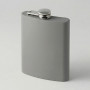 Фляжка 240 мл Remarque soft touch, 304 сталь, светло-серый