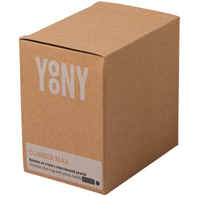 Стальная кружка с двойными стенками "Climber Max", 450 мл, черный