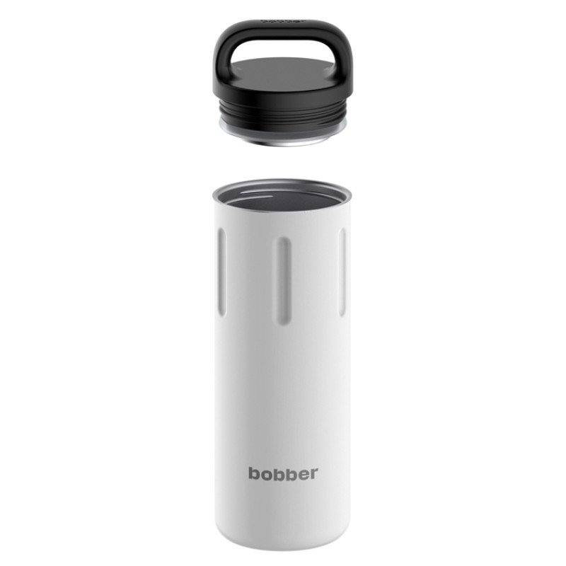 Вакуумный термос с керамическим покрытием бытовой, тм "bobber", 770 мл. Артикул Bottle-770 Iced Water (белый)