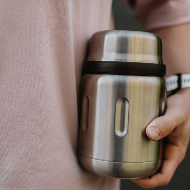 Термос для еды, вакуумный, бытовой, тм "bobber". Объем 0.7 литра. Артикул Jerrycan-700 Matte