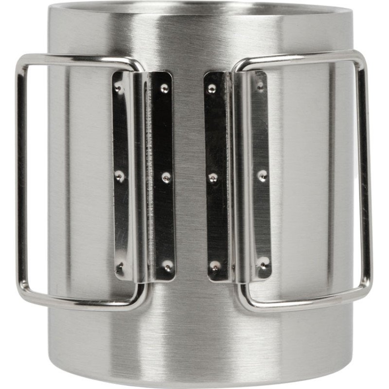 Стальная кружка с двойными стенками и складными ручками "Kamchatka"