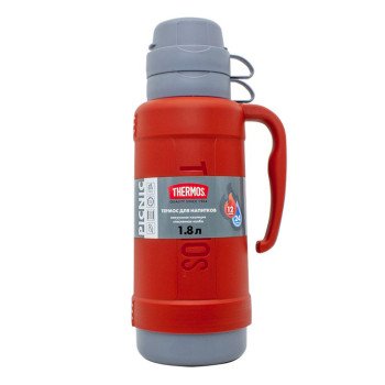 Термос со стеклянной колбой тм THERMOS PICNIC 40 Series Red 1,8L