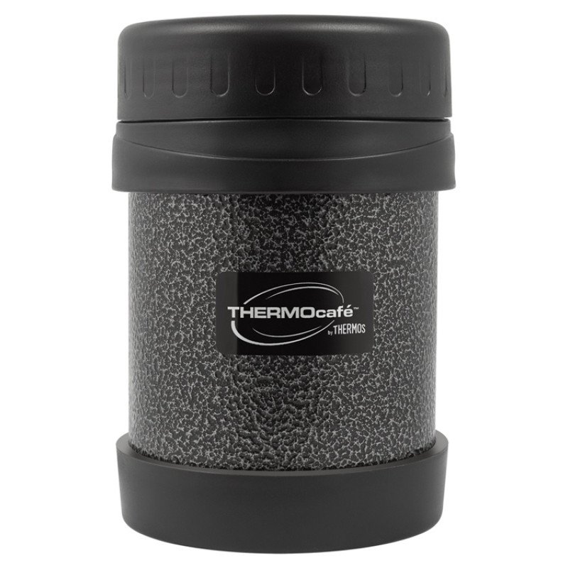 Термос из нерж. стали для еды тм ThermoCafe HAMJNL-350FJ Hammertone Coating, 0.35L, серый Термос из нерж. стали для еды тм ThermoCafe HAMJNL-350FJ Hammertone Coating, 0.35L, серый