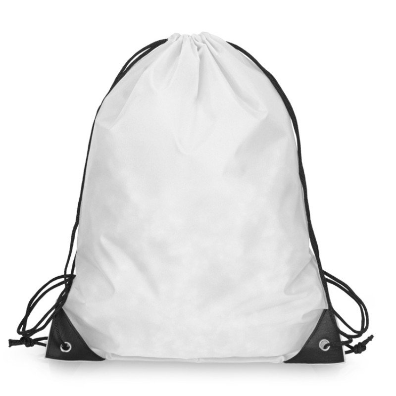 Рюкзак-мешок на шнуровке Reviver из переработанного пластика, белый (Р)