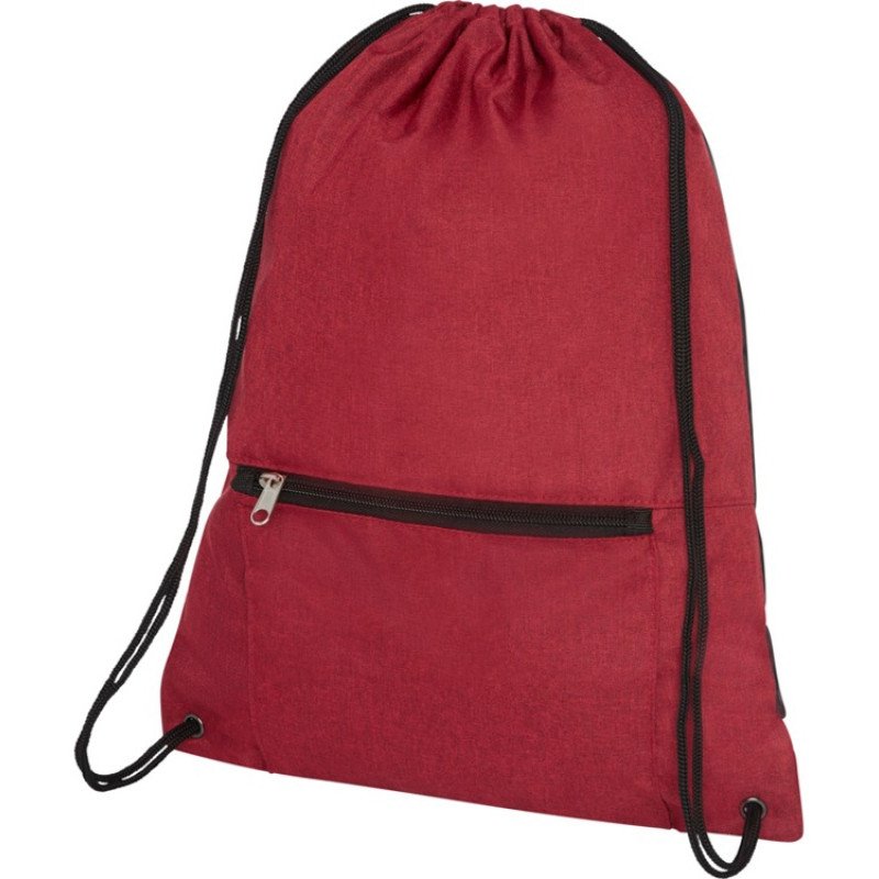 Складной рюкзак со шнурком Coss, heather dark red