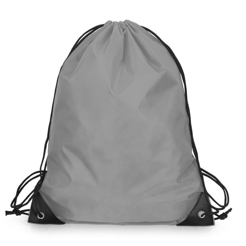 Рюкзак-мешок на шнуровке Reviver из переработанного пластика, серый