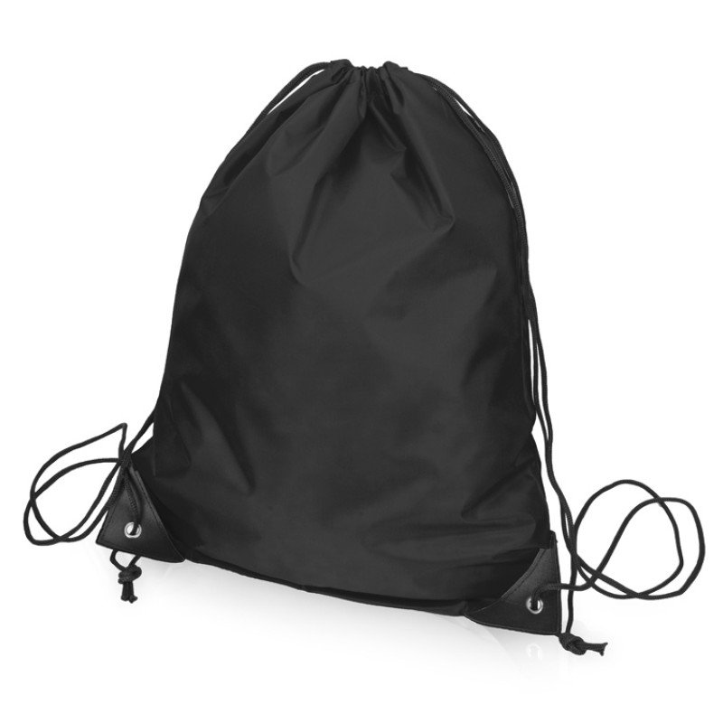 Рюкзак-мешок на шнуровке Reviver из переработанного пластика, черный