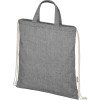 Pheebs 150 г/м² Aware™ рюкзак со шнурком из переработанных материалов - Черный Pheebs 150 г/м² Aware™ рюкзак со шнурком из переработанных материалов - Черный