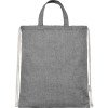 Pheebs 150 г/м² Aware™ рюкзак со шнурком из переработанных материалов - Черный Pheebs 150 г/м² Aware™ рюкзак со шнурком из переработанных материалов - Черный