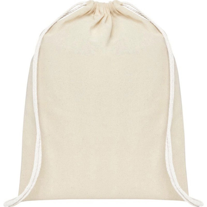 Рюкзак со шнурком Tenes из хлопка плотностью 140 г/м2, natural