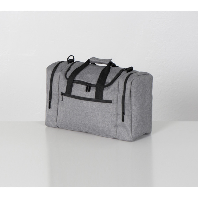 Сумка дорожная Route с двумя боковыми карманами, серый
