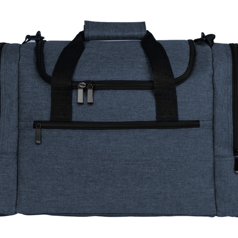 Сумка дорожная Route с двумя боковыми карманами, темно-синий