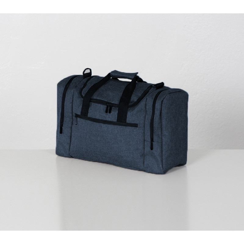 Сумка дорожная Route с двумя боковыми карманами, темно-синий