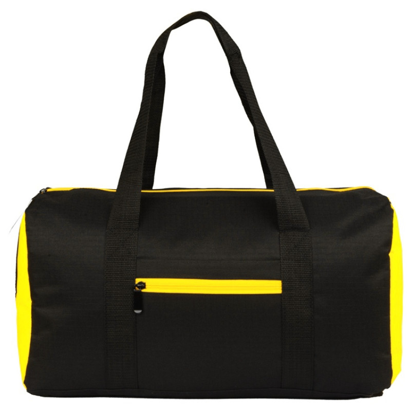 Сумка спортивная Master с цветными молниями, неоново-желтый Сумка спортивная Master с цветными молниями, неоново-желтый
