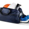 Сумка спортивная BUGATTI БЛАНК | BLANC, синяя, тарпаулин/полиэстер, 52х26х27,5 см