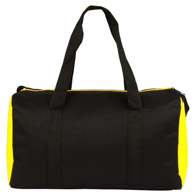 Сумка спортивная Master с цветными молниями, неоново-желтый