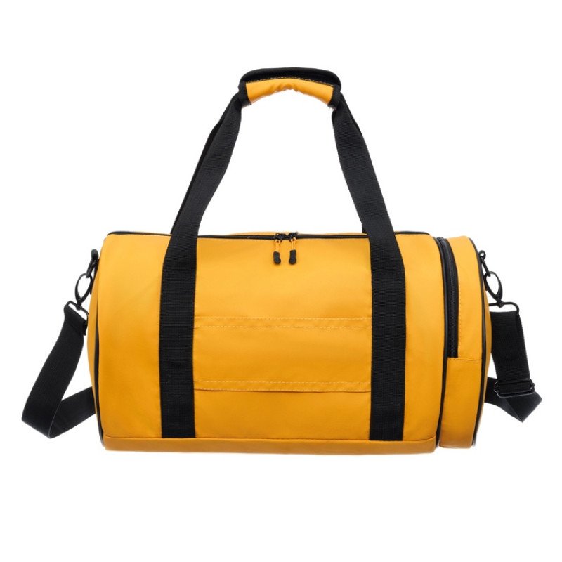 Сумка спортивная TORBER РИТМ, желтая, полиэстер 900D с PU покрытием, 45 х 25 х 25 см