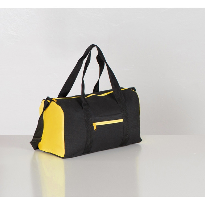 Сумка спортивная Master с цветными молниями, неоново-желтый Сумка спортивная Master с цветными молниями, неоново-желтый