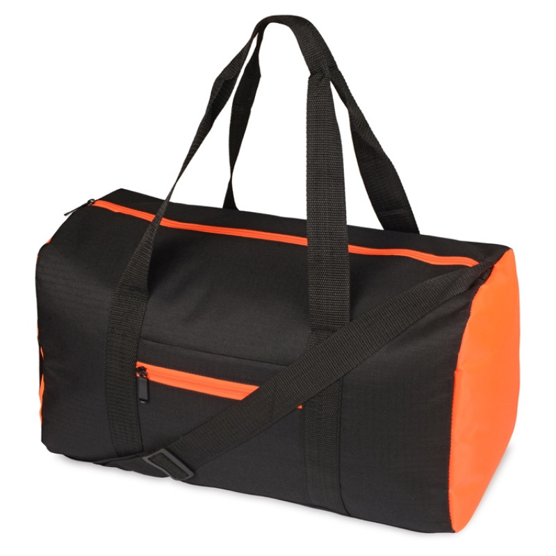 Сумка спортивная Master с цветными молниями, неоново-оранжевый (Р) Сумка спортивная Master с цветными молниями, неоново-оранжевый (Р)