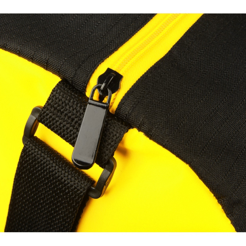 Сумка спортивная Master с цветными молниями, неоново-желтый Сумка спортивная Master с цветными молниями, неоново-желтый