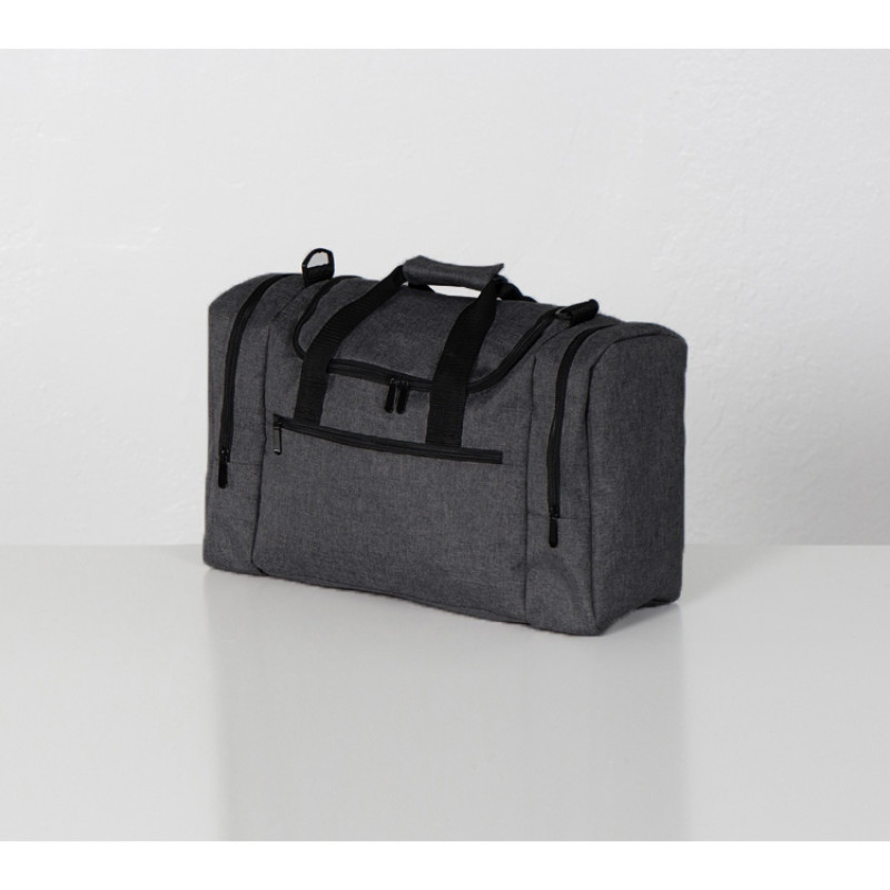 Сумка дорожная Route с двумя боковыми карманами, темно-серый