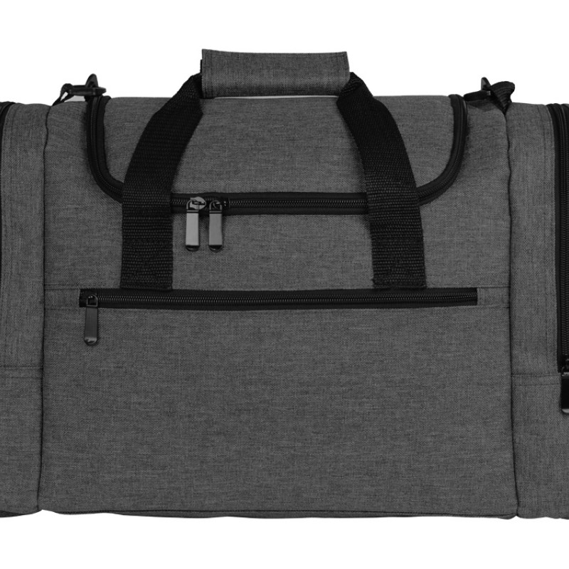 Сумка дорожная Route с двумя боковыми карманами, темно-серый