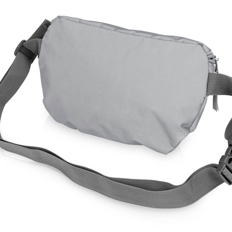 Светоотражающая сумка на пояс Reflector, серебристый
