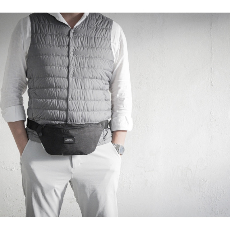 Универсальная водостойкая сумка на пояс Bumble из переработанного пластика, черный Универсальная водостойкая сумка на пояс Bumble из переработанного пластика, черный