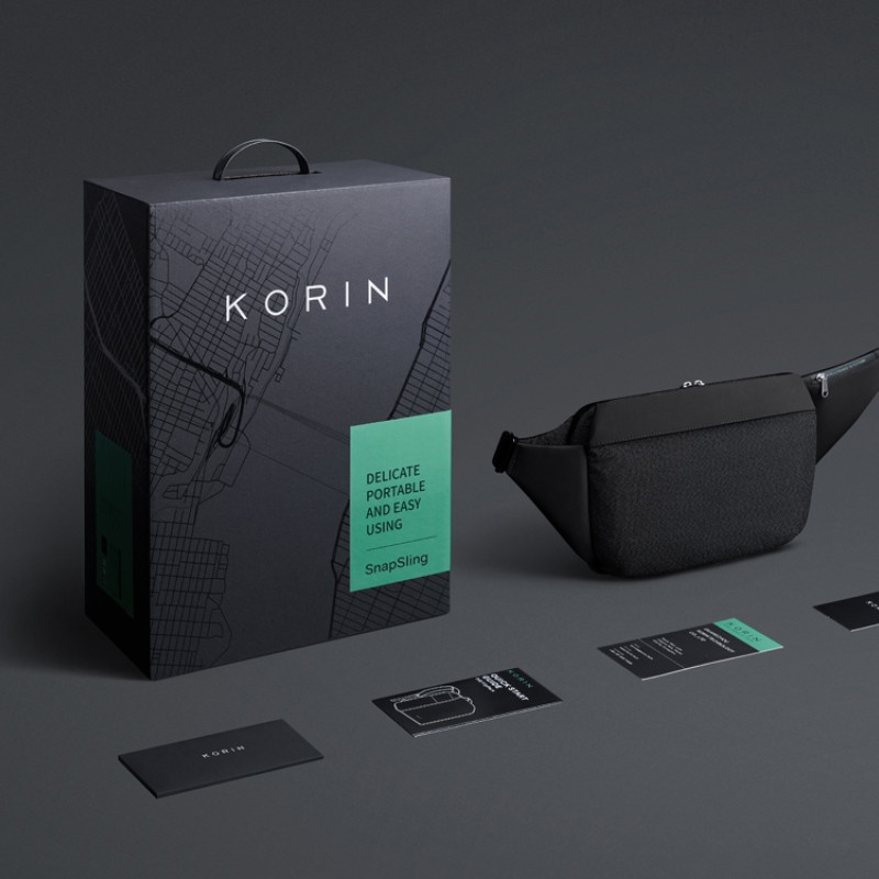 Сумка-слинг Snapsling, серый