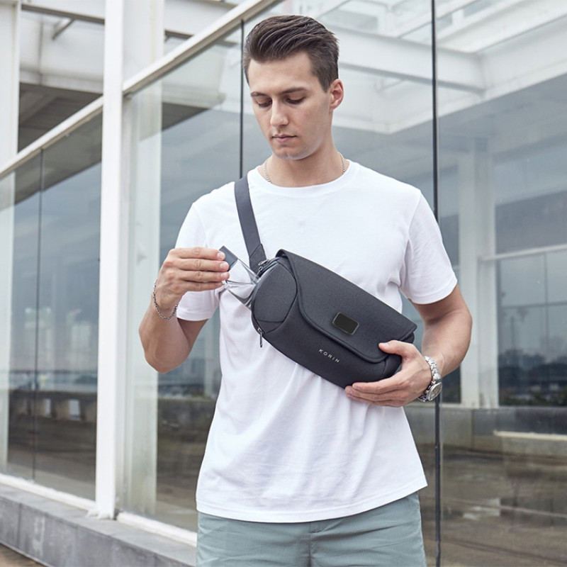 Антикражная сумка на пояс Clickpack, черный Антикражная сумка на пояс Clickpack, черный