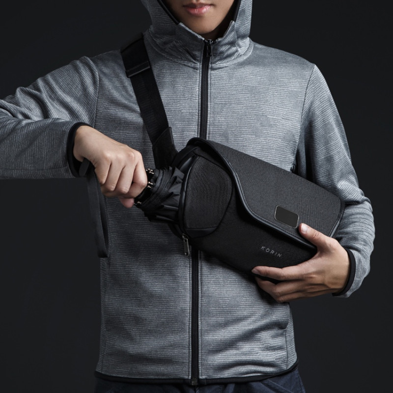 Антикражная сумка на пояс Clickpack, черный Антикражная сумка на пояс Clickpack, черный