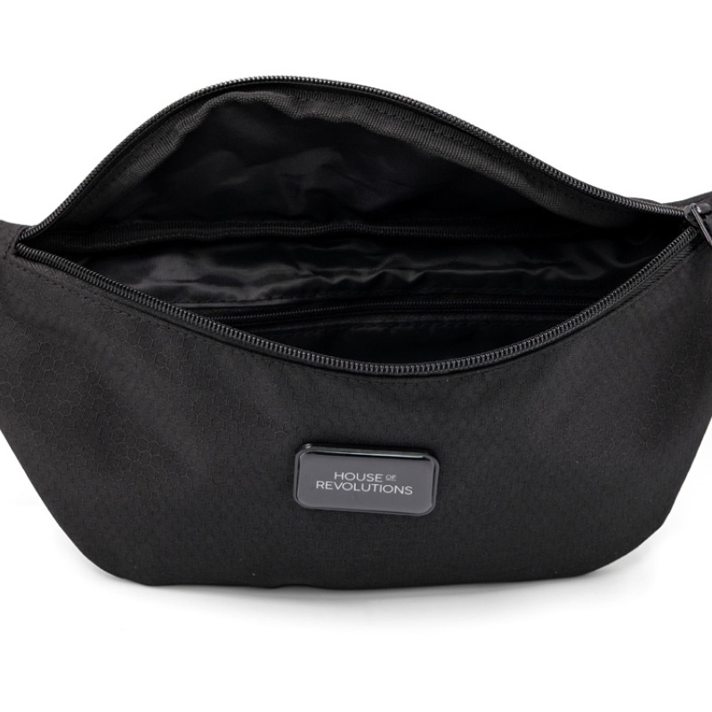 Универсальная водостойкая сумка на пояс Bumble из переработанного пластика, черный Универсальная водостойкая сумка на пояс Bumble из переработанного пластика, черный