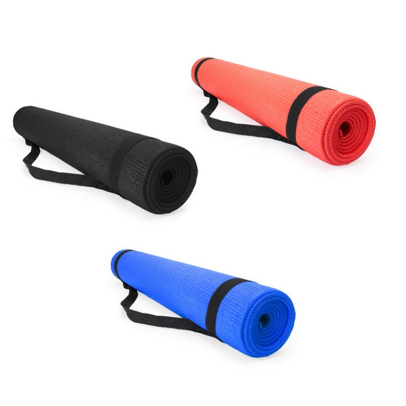 Легкий коврик для йоги CHAKRA, черный