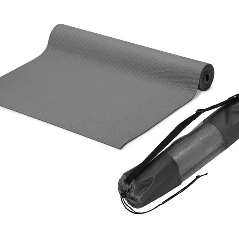 ПВХ Коврик для йоги Asana, серый ПВХ Коврик для йоги Asana, серый