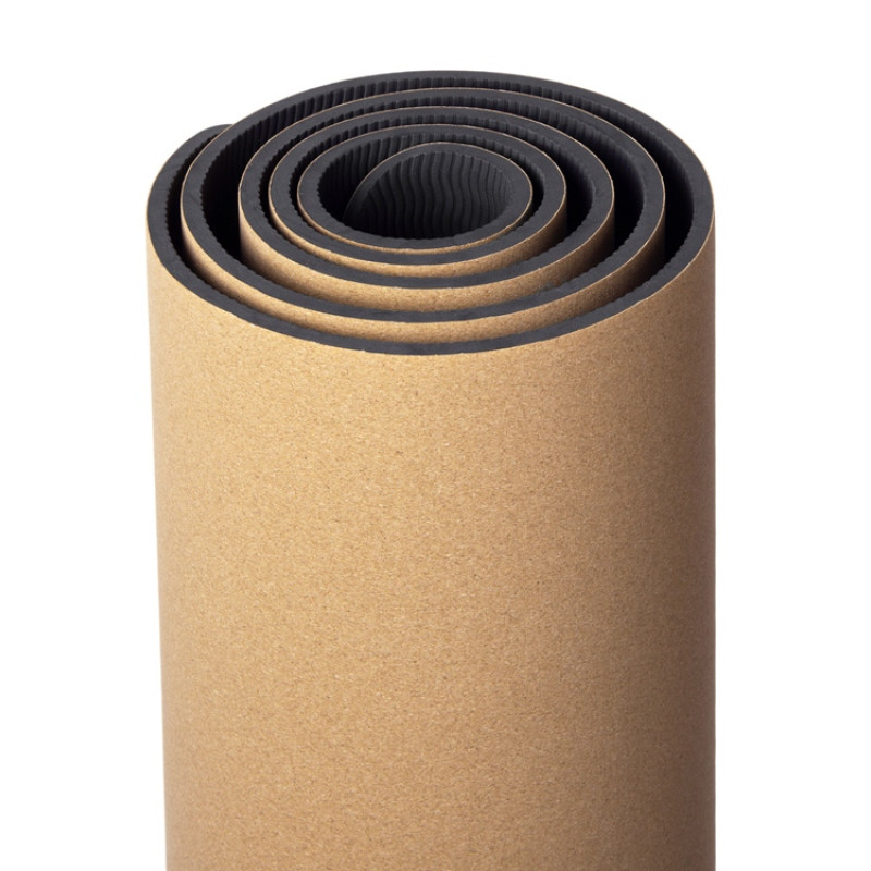 Пробковый коврик для йоги и фитнеса "Namaste"