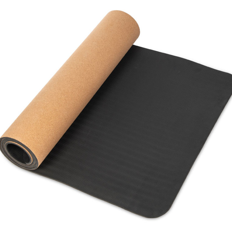 Пробковый коврик для йоги и фитнеса "Namaste"