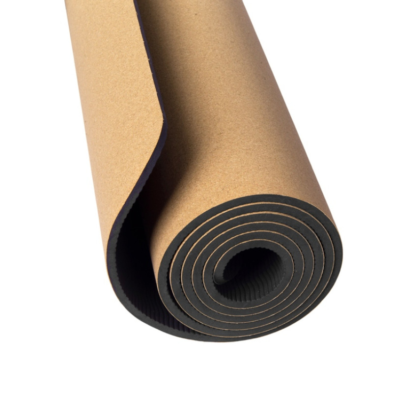 Пробковый коврик для йоги и фитнеса "Namaste"